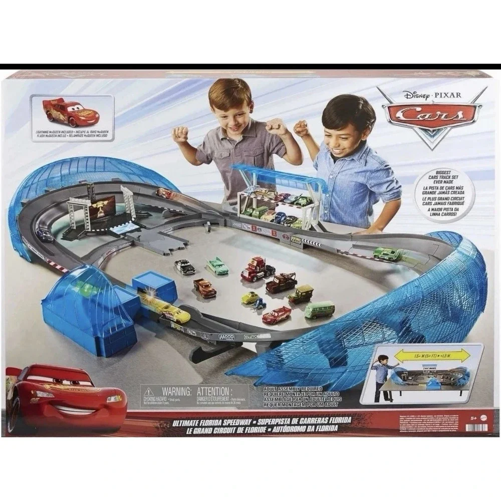 Disney Pixar Cars 3 Motorized Ultimate Florida Speedway Race Track Set